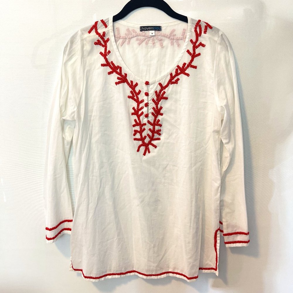 Haven Bleu White Top size M